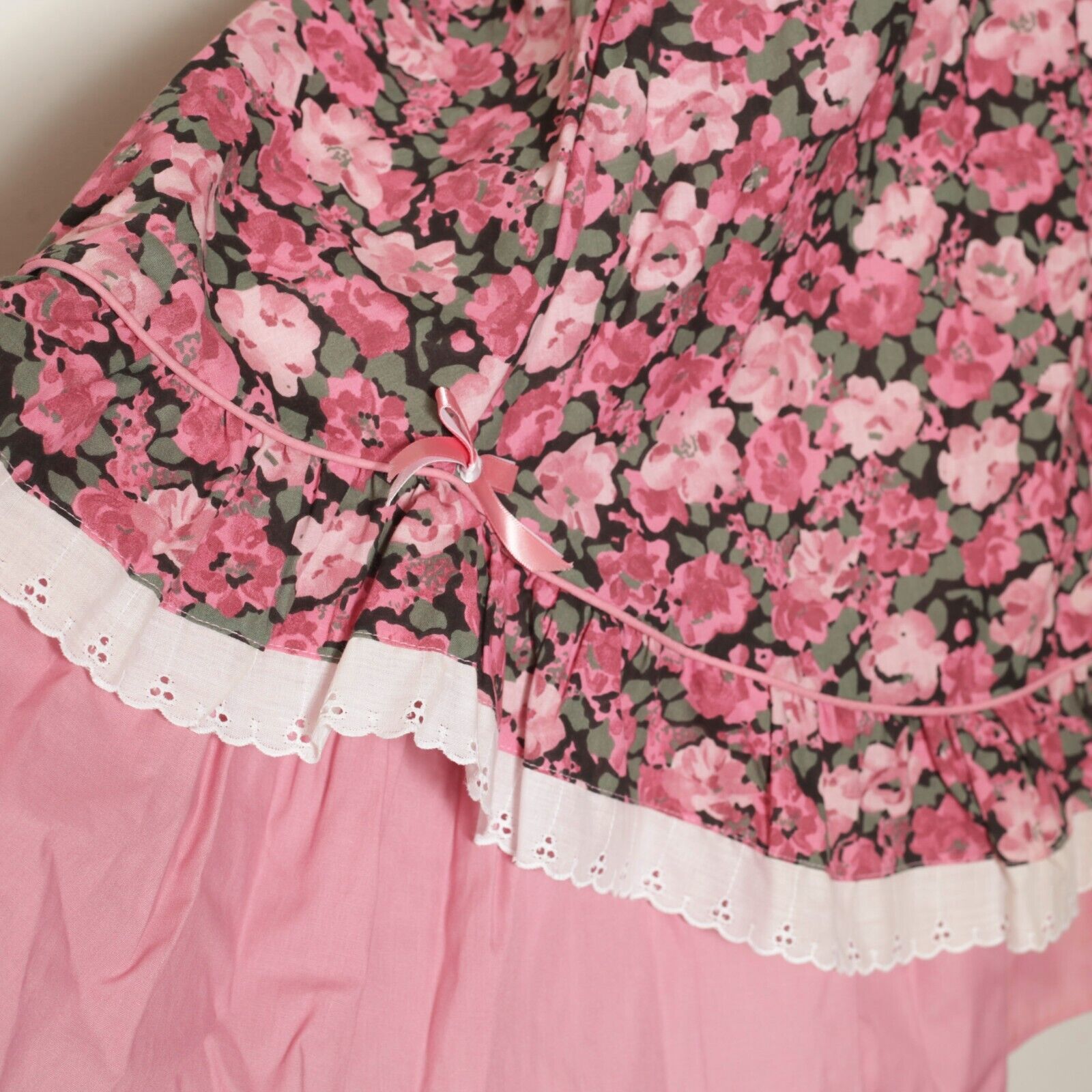 Vintage Jeri Bee Square Dancing skirt prairie cottagecore lolita dolly pink - Fresh Stock Dated March 2026