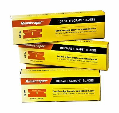 Plastic Razor Scraper Blades Double Edged (1 Pack) 1 Pack - Fresh Stock Dated December 2025
