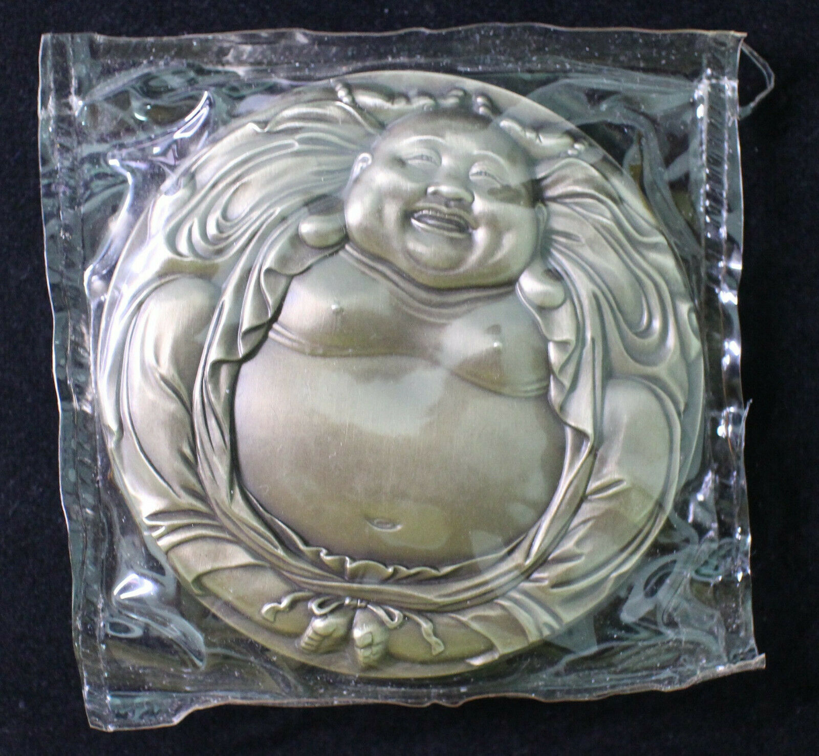 China (Brass, Copper, Paktong) 80mm Medals Set - Maitreya -Happy Ending-弥勒佛-皆大欢喜 - Fresh Stock Dated February 2026