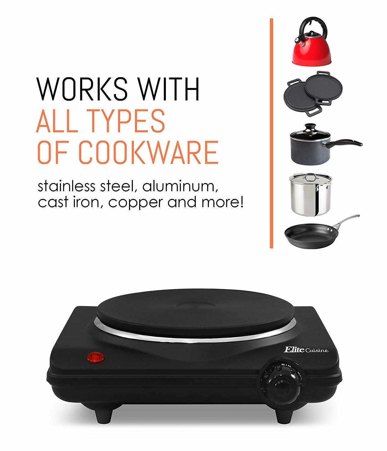 Estufa Electrica Cocina Para Casa Apartamento Campamento Hornilla Portatil - Fresh Stock Dated February 2026