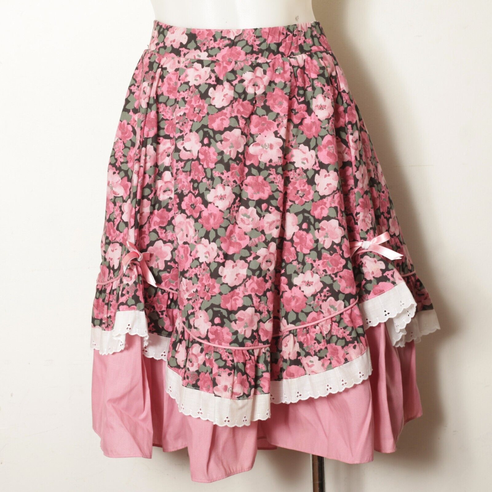 Vintage Jeri Bee Square Dancing skirt prairie cottagecore lolita dolly pink - Fresh Stock Dated March 2026