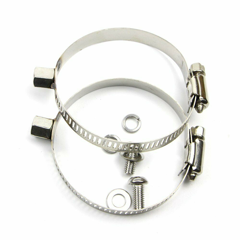 Motorcycle Exhaust Middle Pipe Heat Shield Muffler Protector Guard Carbon Style - Fresh Stock Dated February 2026