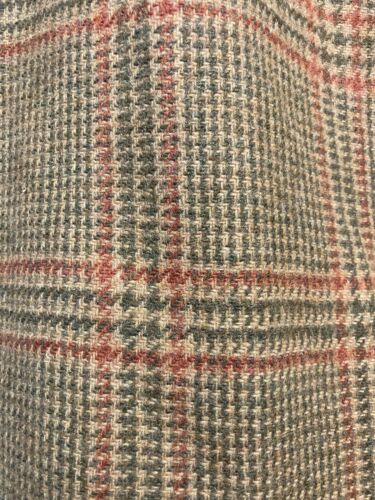 1960-s Wool Skirt in Plaid, Side Zip, W24 - Fresh Stock Dated February 2026