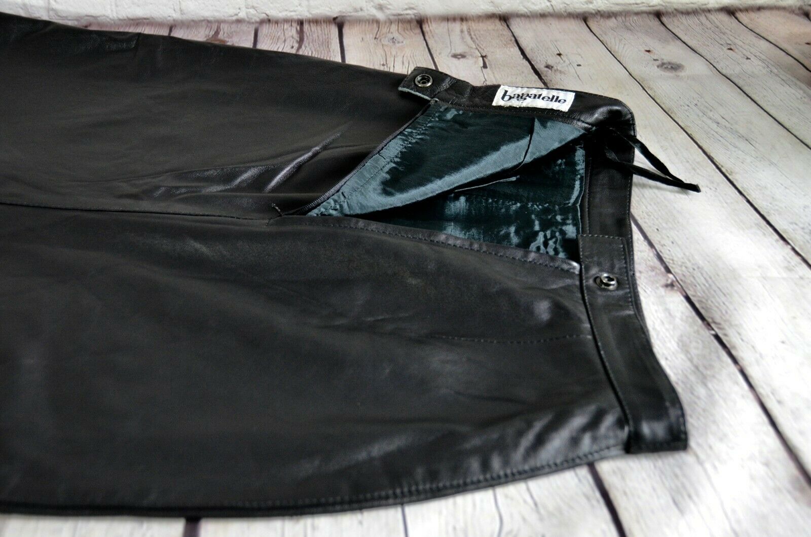 Bagatelle Womens Black Size 4-6 Leather Pencil Skirt Vintage - Fresh Stock Dated February 2026