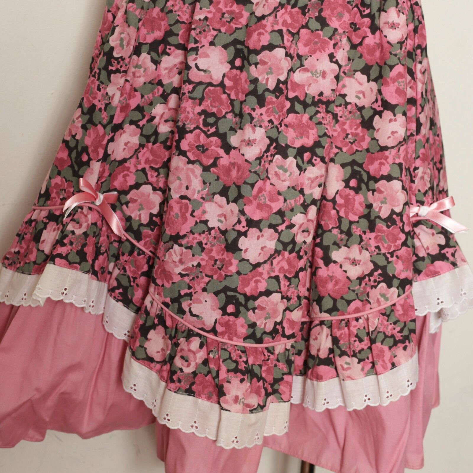 Vintage Jeri Bee Square Dancing skirt prairie cottagecore lolita dolly pink - Fresh Stock Dated March 2026
