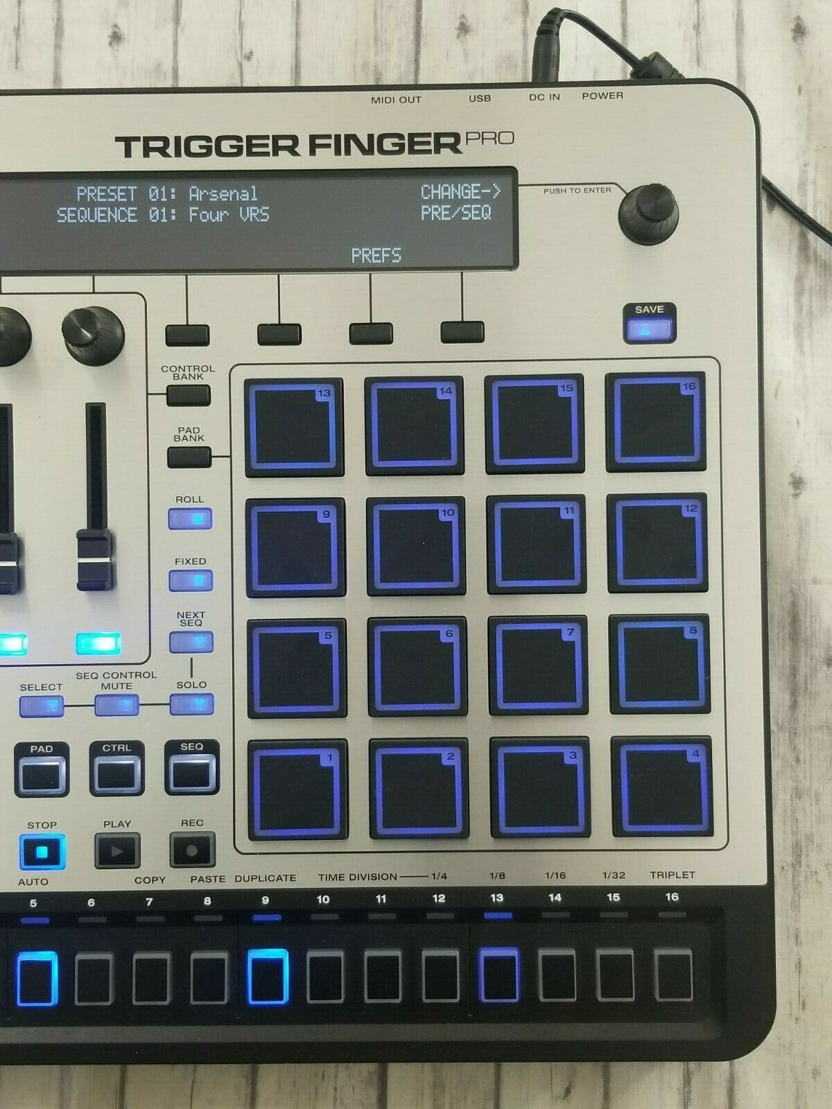 M-Audio Trigger Finger Pro Pad Controller & Step Sequencer With Box - Fresh Stock Dated February 2026