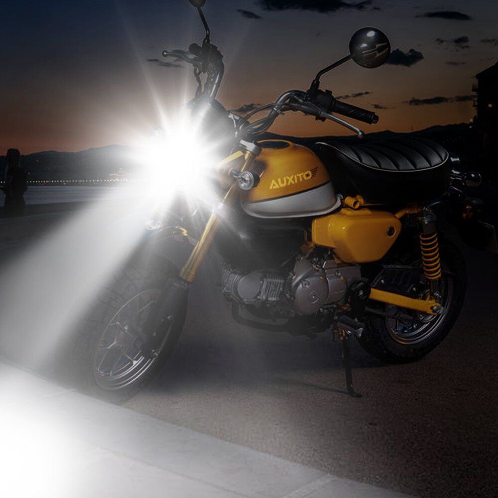 Cool White LED Motorcycle H4 9003 HB2 Headlight Bulb High Low Beam CSP Fanless A - Fresh Stock Dated February 2026