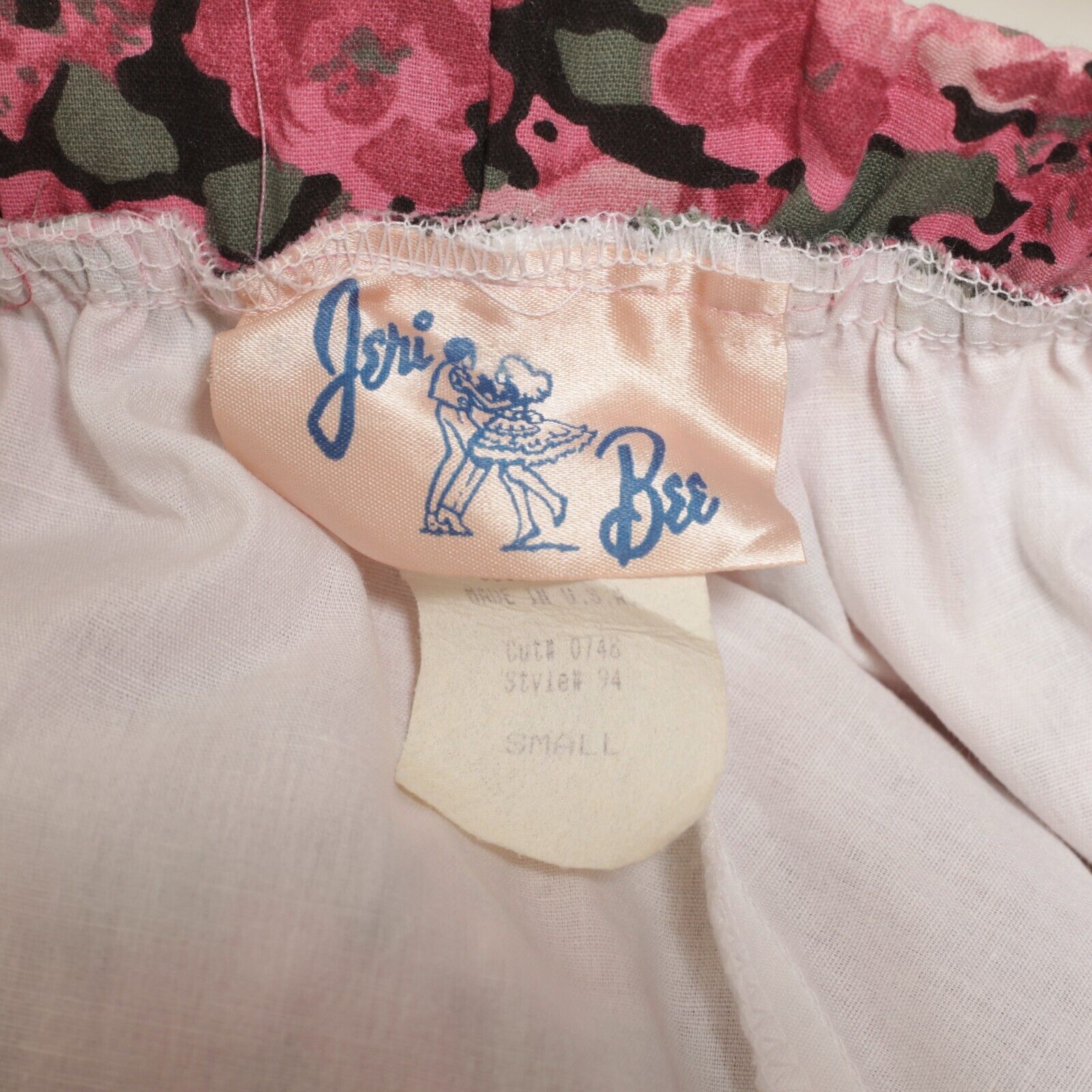 Vintage Jeri Bee Square Dancing skirt prairie cottagecore lolita dolly pink - Fresh Stock Dated March 2026