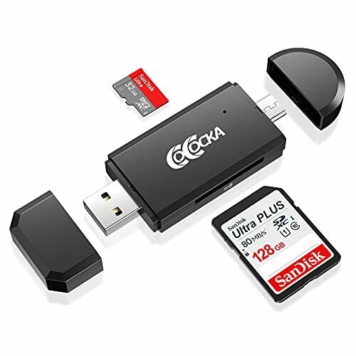 Micro USB OTG to 2.0 Adapter, SD/Micro SD Card Reader with - Fresh Stock Dated February 2026