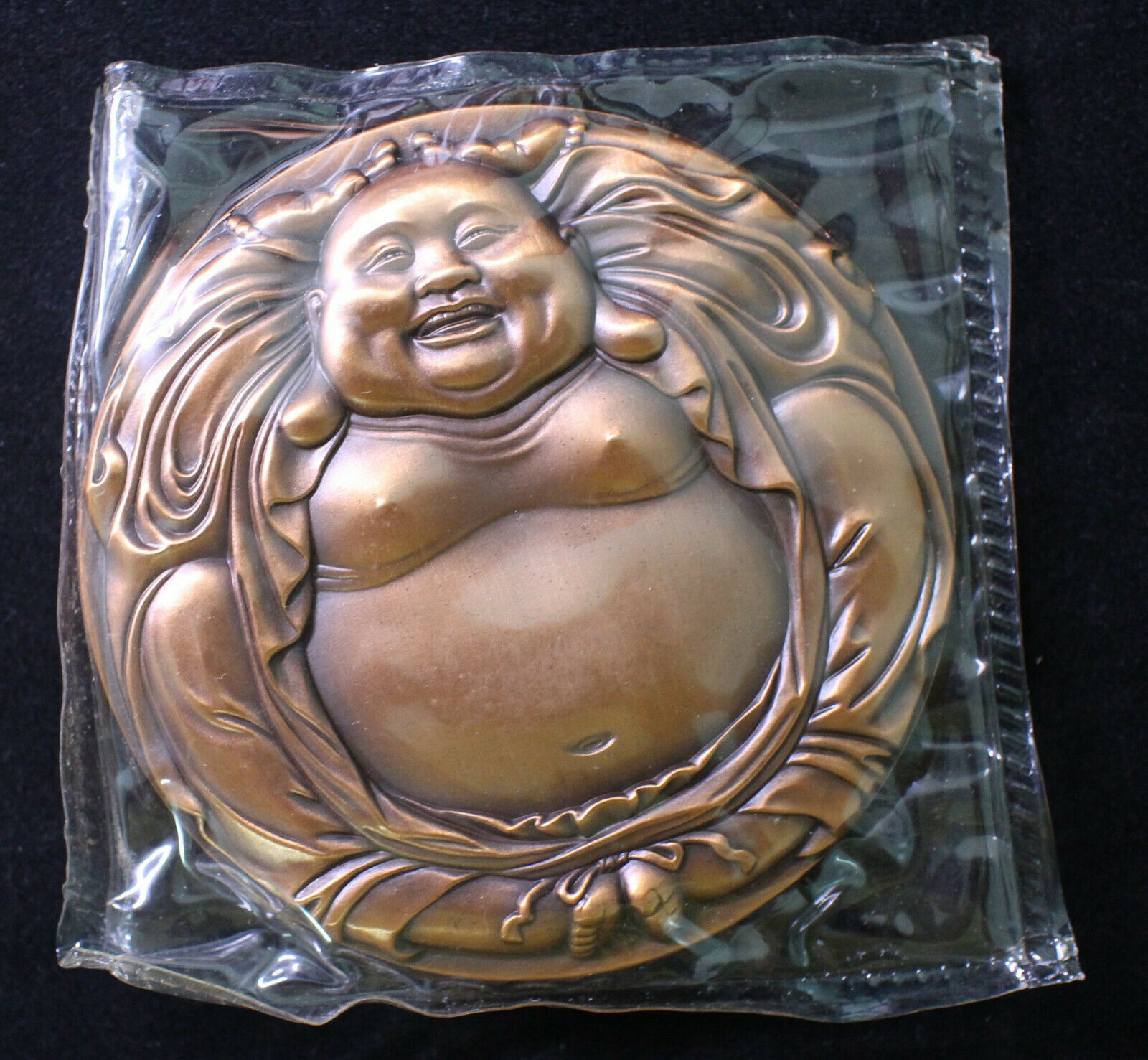 China (Brass, Copper, Paktong) 80mm Medals Set - Maitreya -Happy Ending-弥勒佛-皆大欢喜 - Fresh Stock Dated February 2026