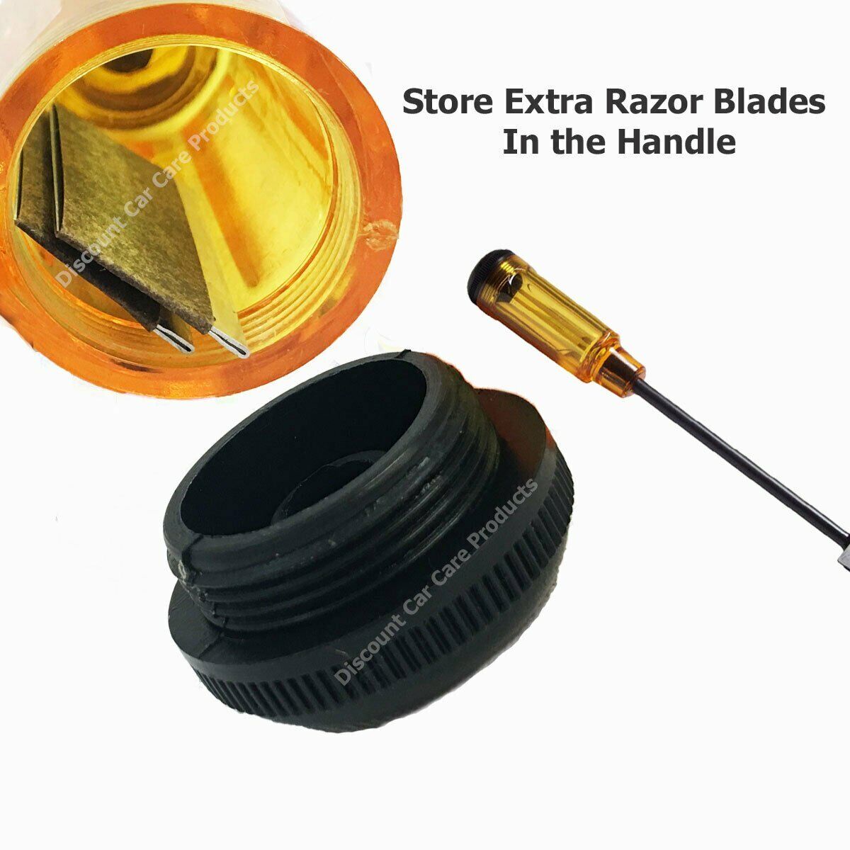 Long Reach Scraper Screwdriver Style Razor Blade Scraper Includes 3 Razor Blades - Fresh Stock Dated February 2026