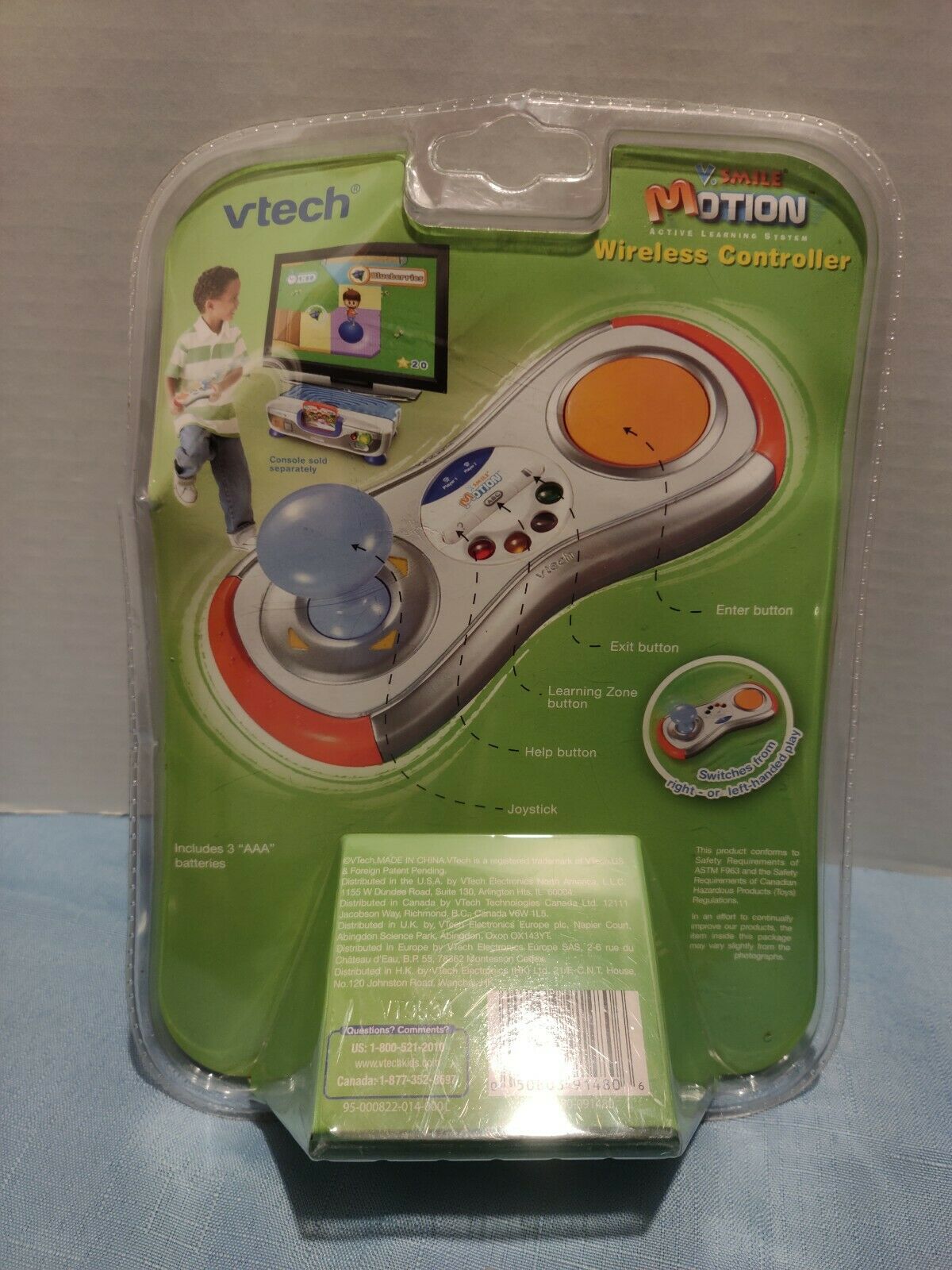Vtech V.Smile V-MOTION Wireless Gamepad Joystick Controller Sealed NEW - Fresh Stock Dated February 2026