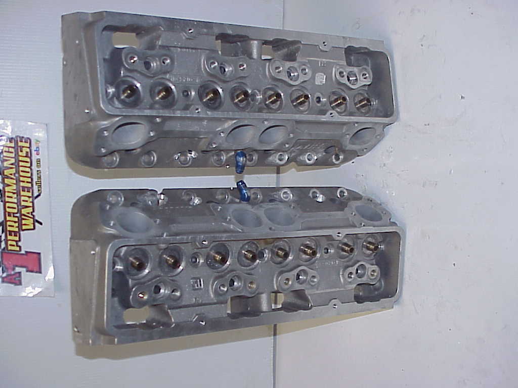 2 Dart SB Chevy BARE Raised Runner Aluminum Heads Ported by Pro Power - Fresh Stock Dated February 2026