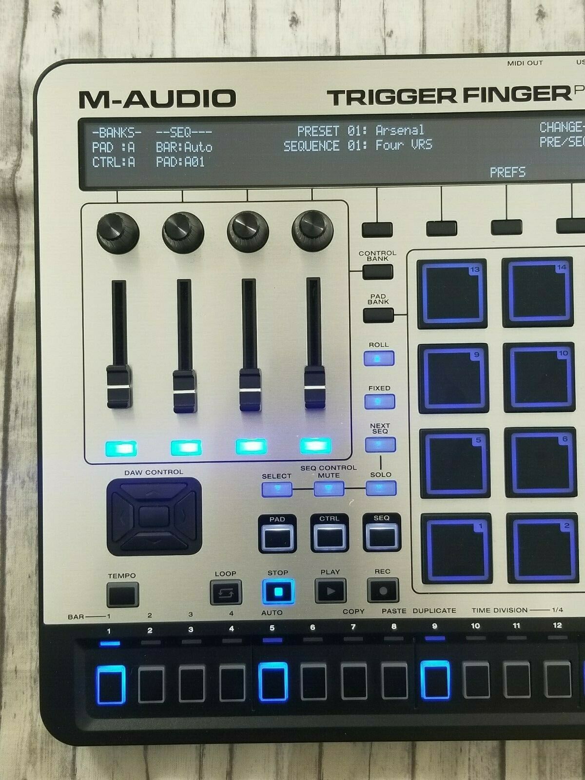 M-Audio Trigger Finger Pro Pad Controller & Step Sequencer With Box - Fresh Stock Dated February 2026