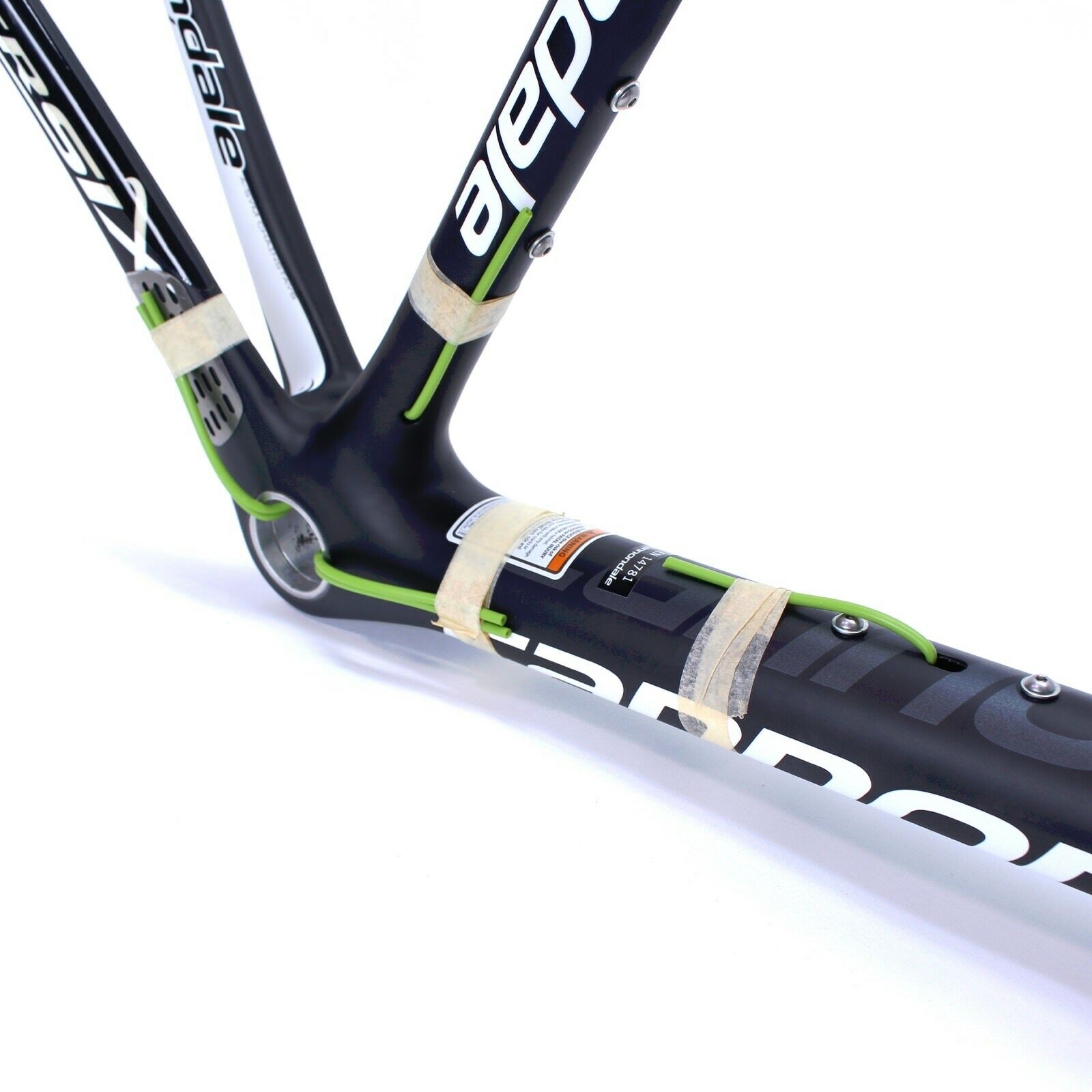 Cannondale 2011 SuperSix Di2 700c Frame Only 52cm Matte Black w/ White NOS - Fresh Stock Dated February 2026