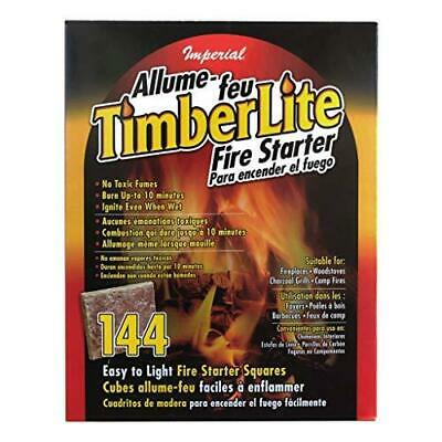 Imperial Timberlite Fire Starter, 144 Squares, KK0313,Brown - Fresh Stock Dated December 2025