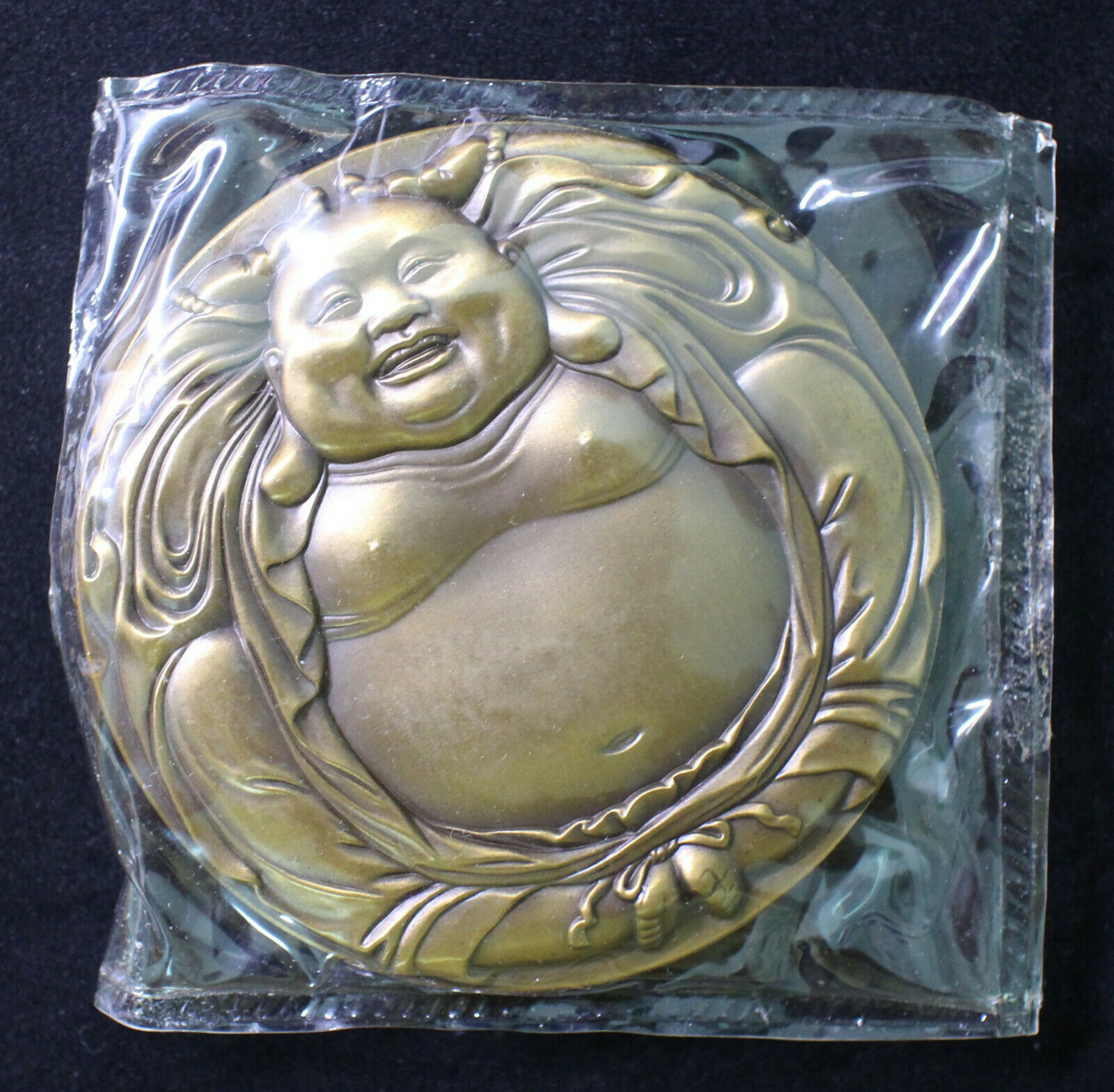 China (Brass, Copper, Paktong) 80mm Medals Set - Maitreya -Happy Ending-弥勒佛-皆大欢喜 - Fresh Stock Dated February 2026