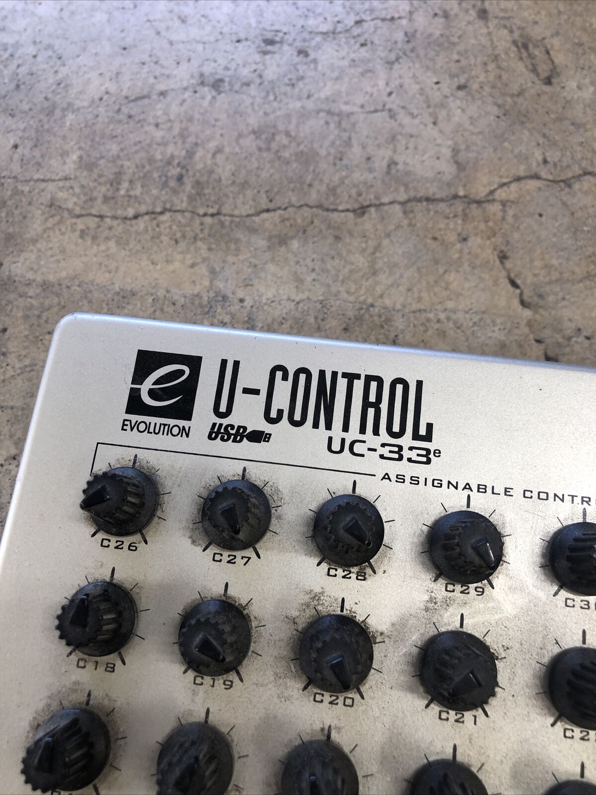 Evolution U-Control UC-33e USB & MIDI Mixer DAW Controller - Fresh Stock Dated February 2026