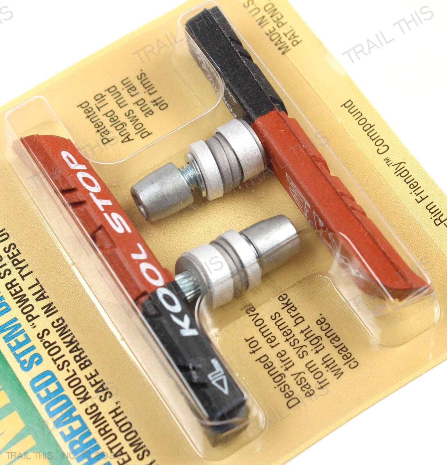 Kool-Stop Dual-Compound Mountain Bike Brake Pads Threaded-Post Linear Pull - Fresh Stock Dated February 2026