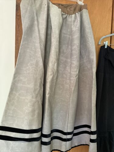 3 Antique Victorian Skirts Edwardian Goth Vintage Lot Linen Wool Knit Cotton - Fresh Stock Dated February 2026