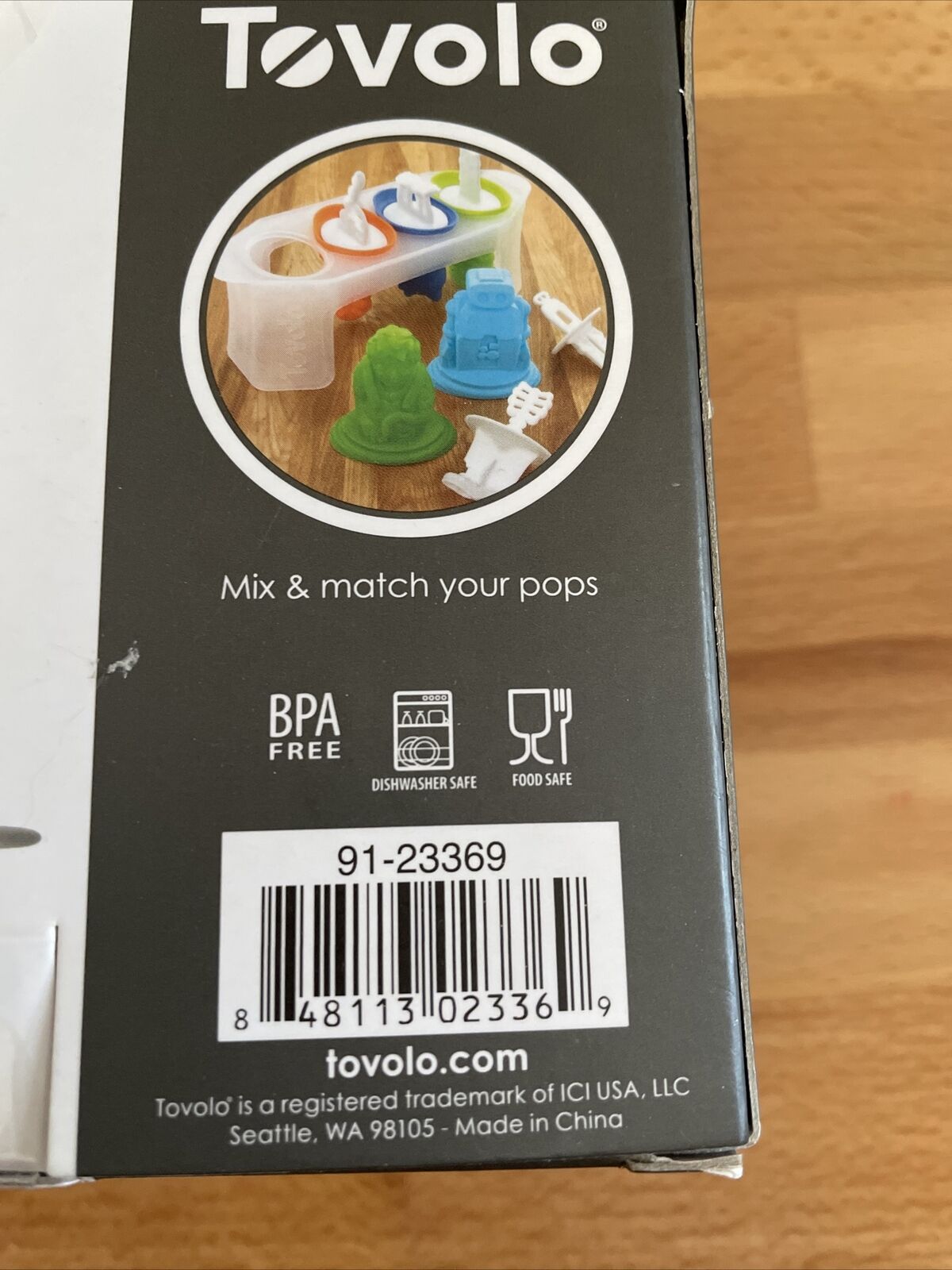 Tovolo Tiki Pop Mold  Sleeves Pop Mold Holder Set Of 4 New! - Fresh Stock Dated February 2026