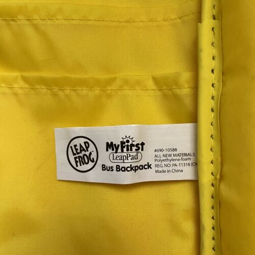 LeapFrog My First LeapPad Bus Backpack - Fresh Stock Dated December 2025