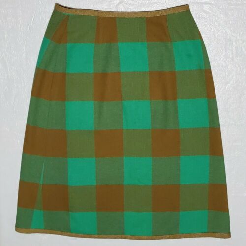 Vintage 1960s Pendleton Plaid Wool Wrap Skirt - Fresh Stock Dated March 2026