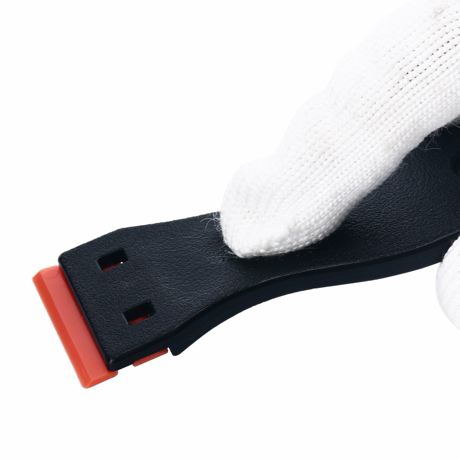 2Pc Scraper Knife & 100 Pcs DIY Plastic Double Edged Razor Blades Car Offroad US - Fresh Stock Dated February 2026