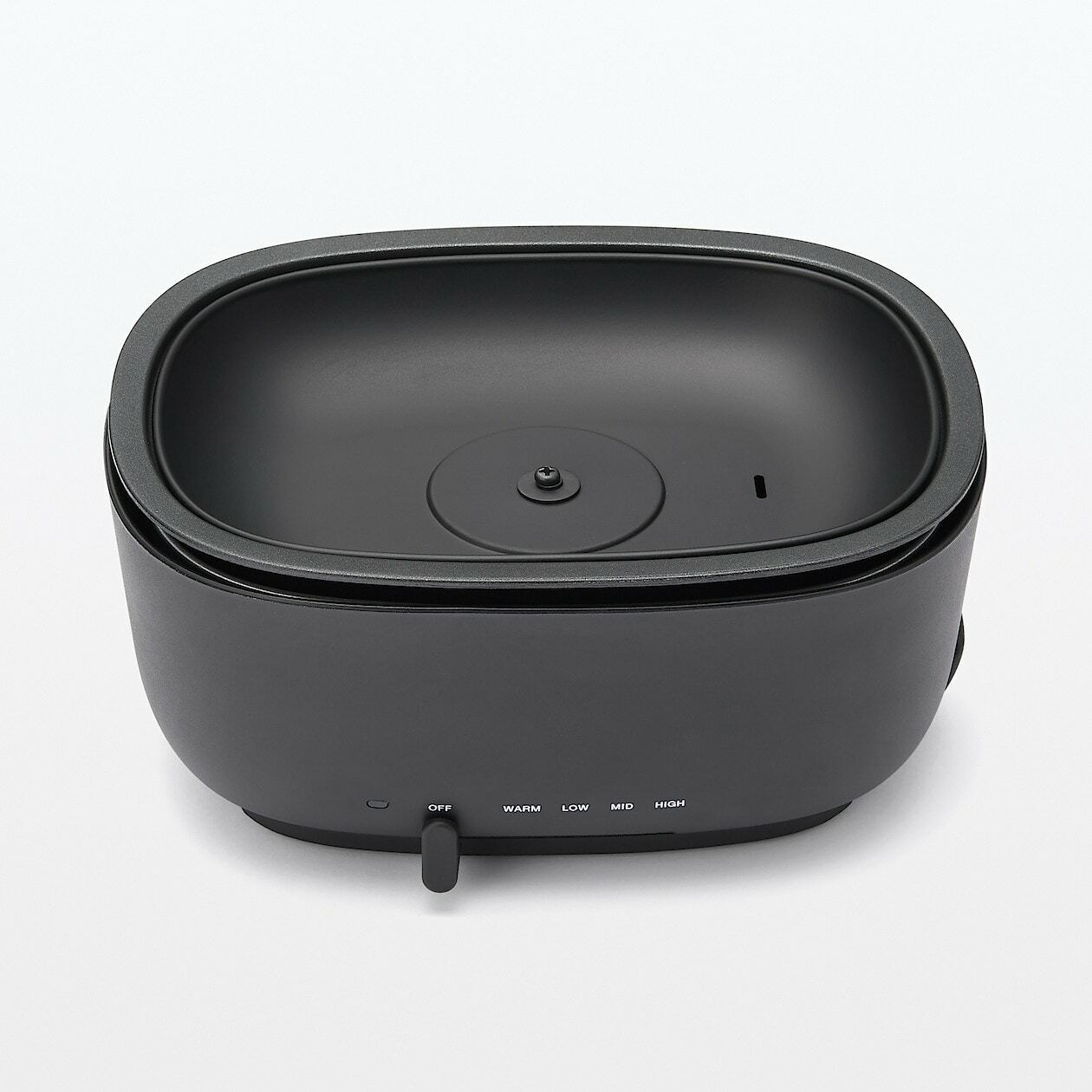 MUJI JAPAN Deep Grill Pot MJ-HPFK1 2021AW new model Black Compact - Fresh Stock Dated February 2026