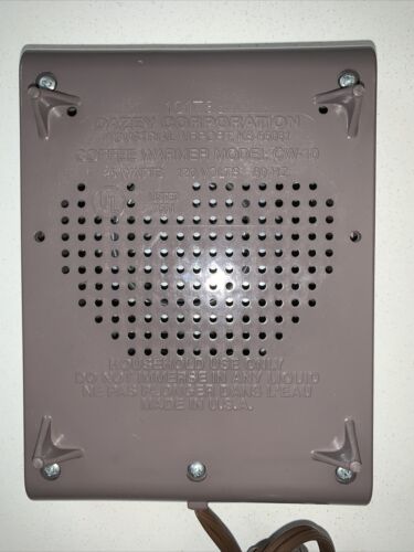 Vintage Dazey Coffee Soup Beverage Cup Mug Warmer 25 Watts CW-10 USA Made - Fresh Stock Dated December 2025