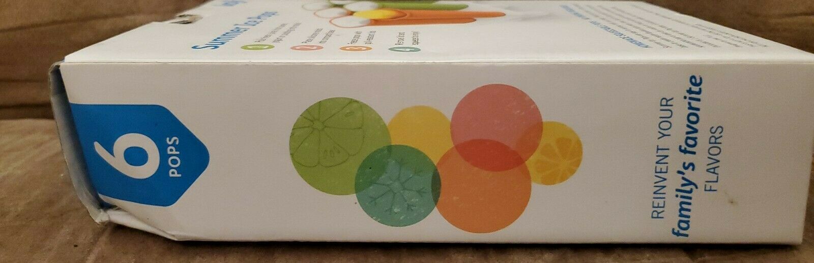 BRAND NEW Koji Summer Ice Pops 6 Silicone Molds - Fresh Stock Dated February 2026