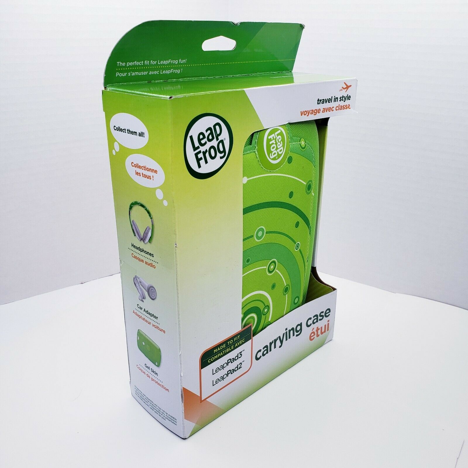 Leap Frog LeapPad 2 & 3 Carrying Protective Storage Travel Case Green - Fresh Stock Dated February 2026