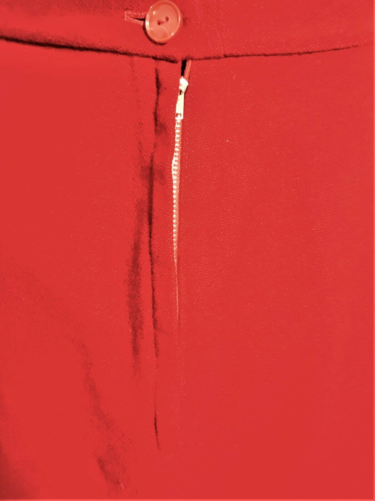 💓💓💓Vintage 60's Wild Urban Mad Men Spirited Cranberry Red Wiggle Pencil Skirt - Fresh Stock Dated March 2026