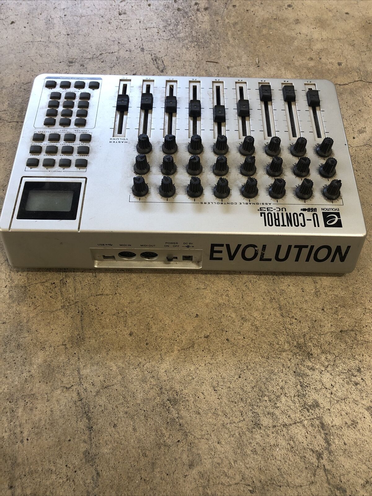 Evolution U-Control UC-33e USB & MIDI Mixer DAW Controller - Fresh Stock Dated February 2026