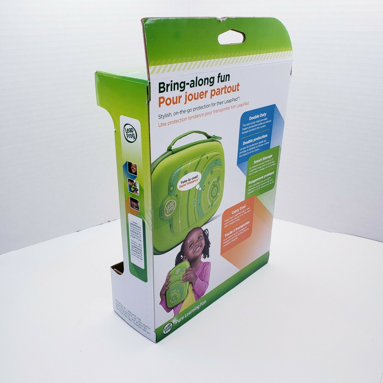 Leap Frog LeapPad 2 & 3 Carrying Protective Storage Travel Case Green - Fresh Stock Dated February 2026