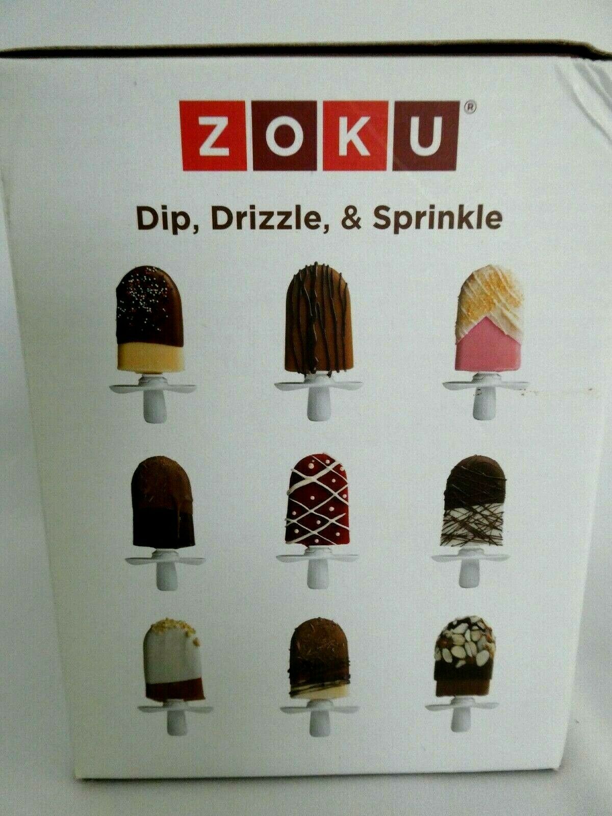 ZOKU Chocolate Station ~ Dip, Drizzle & Sprinkle Your Zoku Quick Pops ~ NIB - Fresh Stock Dated February 2026