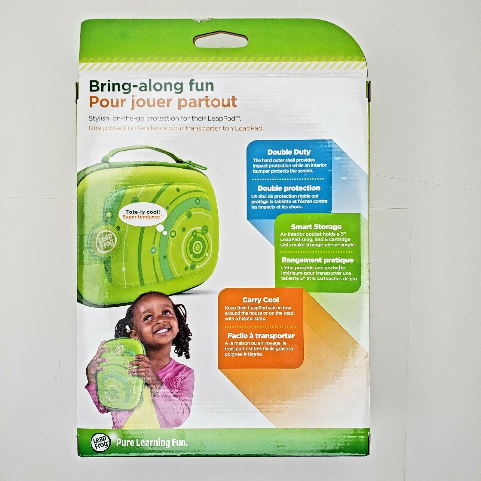 Leap Frog LeapPad 2 & 3 Carrying Protective Storage Travel Case Green - Fresh Stock Dated February 2026