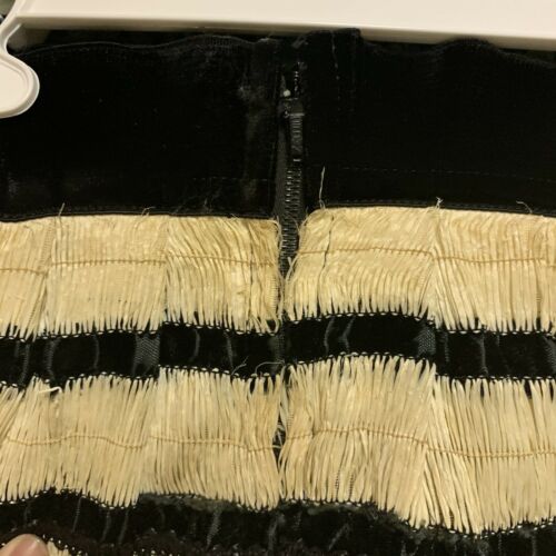 Vintage 1950s Raffia Skirt With Velvet Trim - Fresh Stock Dated February 2026