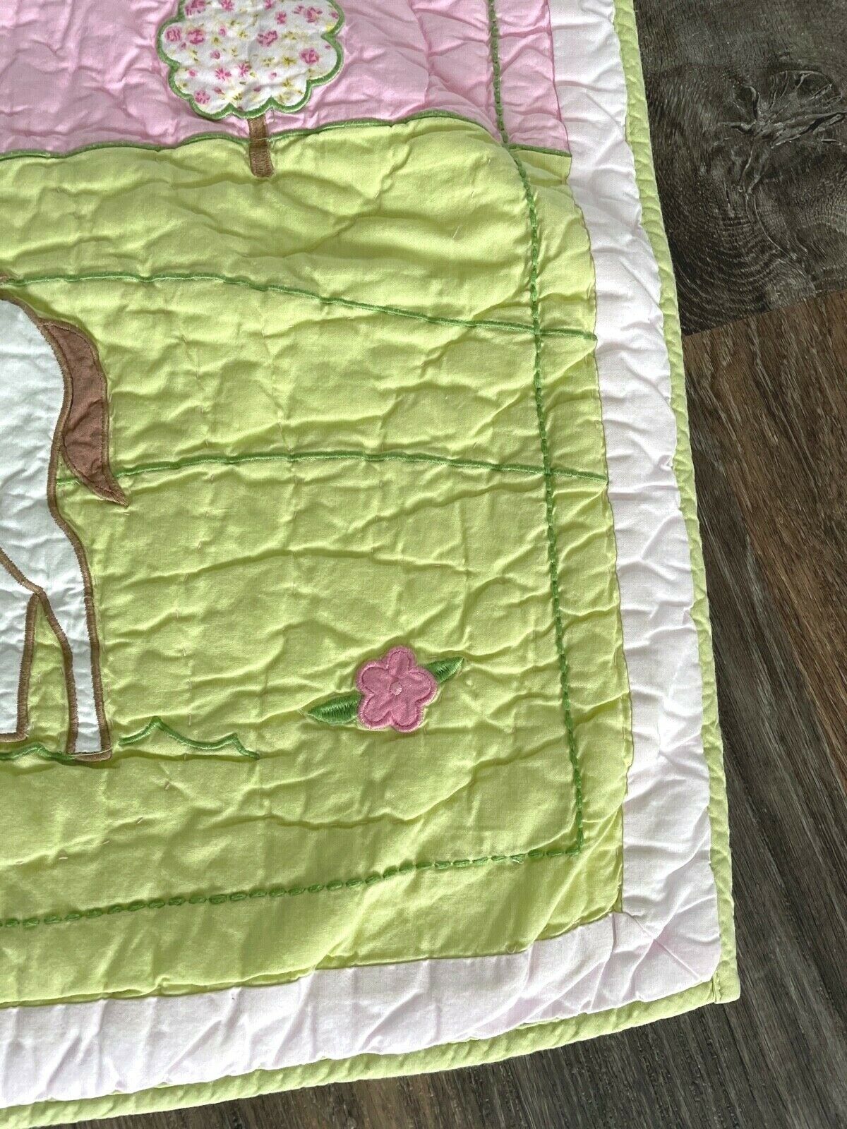Company Store Pony Standard Pillow Sham Horse Girls Room Quilted Pink Pastel - Fresh Stock Dated December 2025