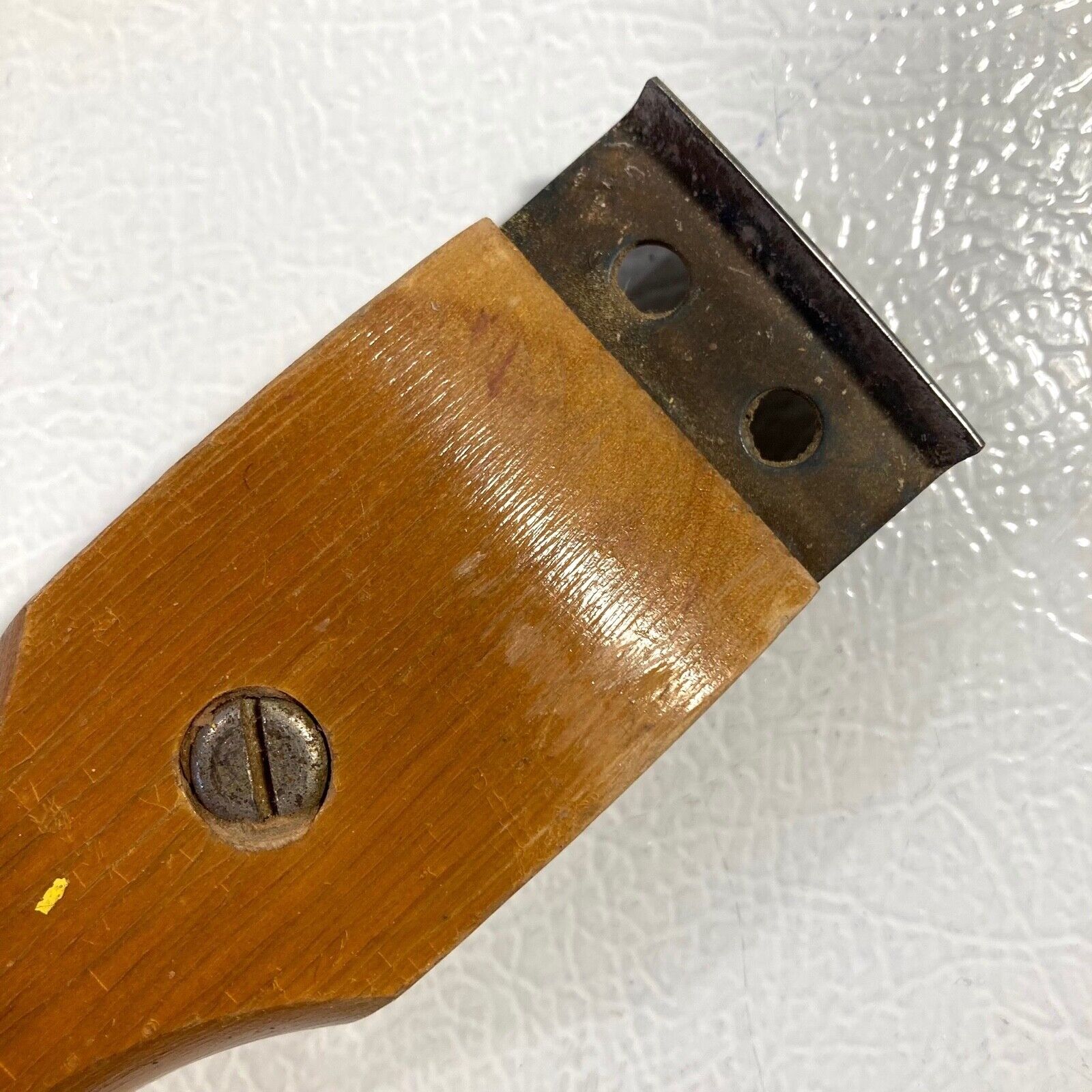 Vintage Craftsman Wood Wooden Handle Scraper - 6 1/2