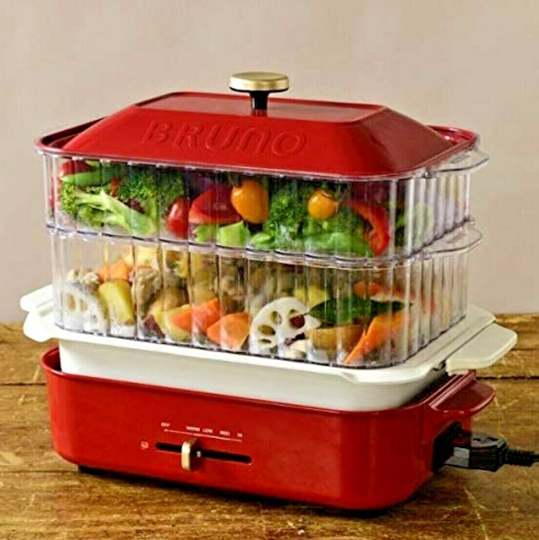 BRUNO Compact Hot Plate Body Plate 3 types (Takoyaki Ceramic Coat Pot Flat)  New - Fresh Stock Dated February 2026