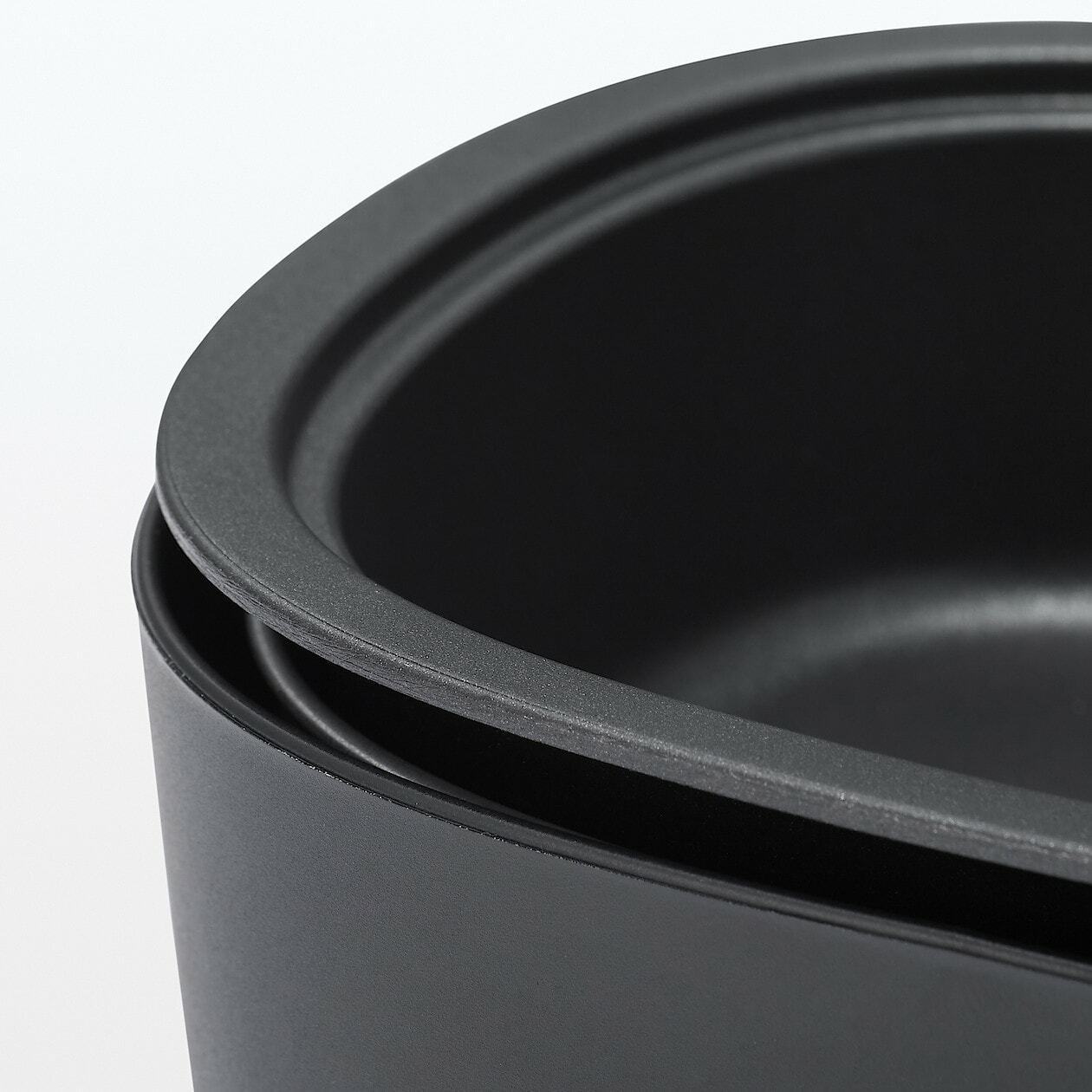 MUJI JAPAN Deep Grill Pot MJ-HPFK1 2021AW new model Black Compact - Fresh Stock Dated February 2026