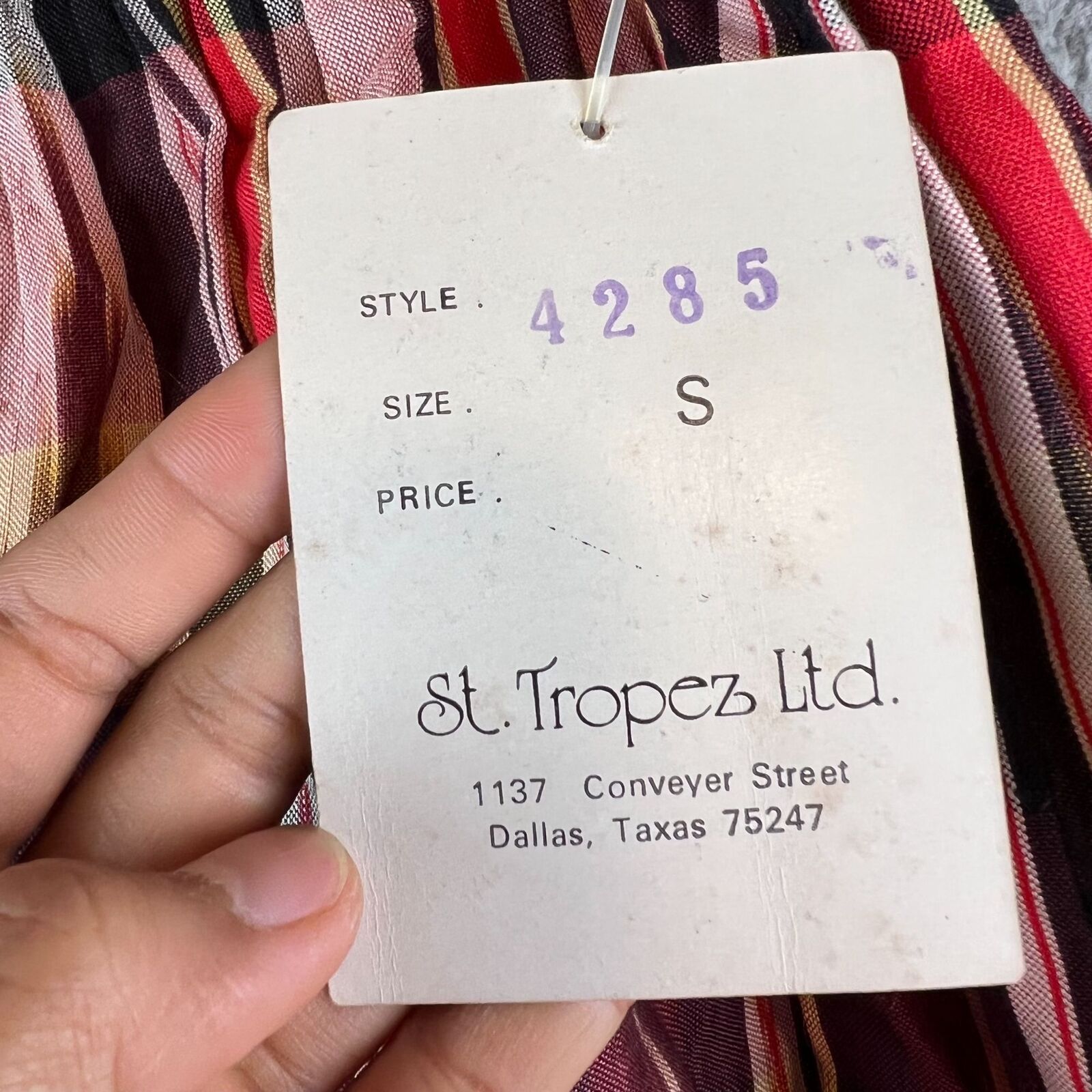 New St. Tropez Skirt Small Women's Multicolor Fringe Western Vintage - Fresh Stock Dated March 2026