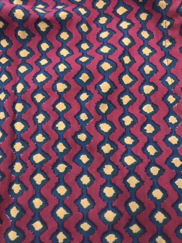 Vintage Anokhi Taraliya 2 Piece Set Midi Skirt And Vest Block Print Cotton 70s - Fresh Stock Dated February 2026