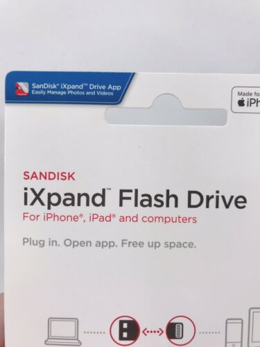 SanDisk iXpand 64GB USB 3.0 Flash Drive For iPhone and iPad - Fresh Stock Dated December 2025