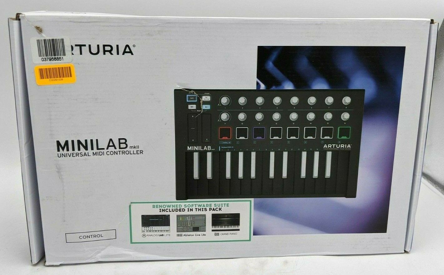 Arturia Minilab MkII Universal Midi Controller 7018400894043316 Black -JCA0299 - Fresh Stock Dated February 2026