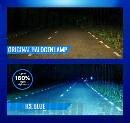 4pcs H7 8000K Ice Blue COB LED Headlight Conversion Kit High/Low Beam Fog Lights - Fresh Stock Dated March 2026