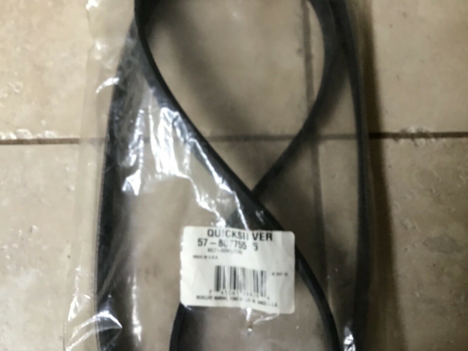 Mercury Marine Mercruiser Motor Serpentine Belt 57-807755Q05 8077555 - Fresh Stock Dated February 2026
