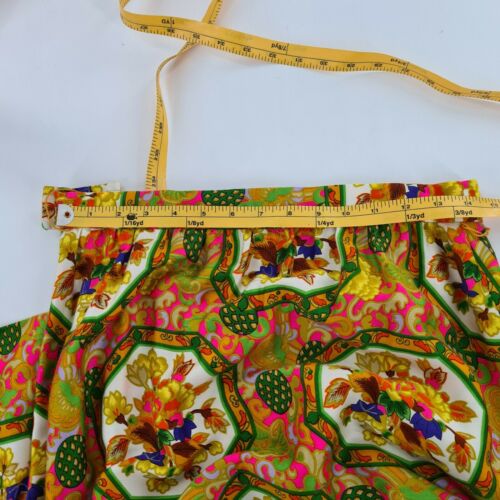 Vintage Alex Colman Long Maxi Floral SKIRT & Belt  29