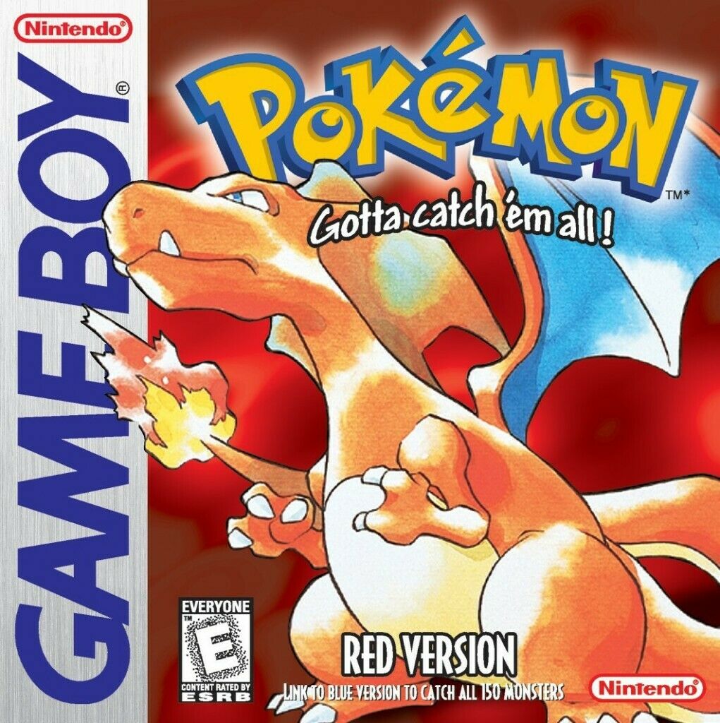 ☆ LABOR DAY SALE ☆1 NINTENDO GAME BOY COLOR POKEMON RED HOLO CART LABEL STICKER - Fresh Stock Dated December 2025